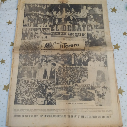 Diario Mundial 1950 Fútbol Uruguay