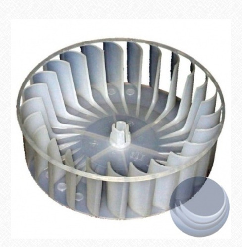 Turbina Secadora Frigidaire Eje Liso Para Morochas 131476300