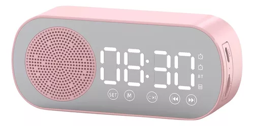 Radio Reloj Despertador Digital Parlante Bluetooth Y Espejo – BigTech Chile