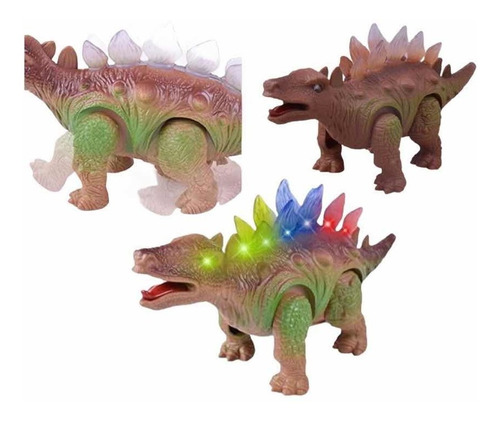 Dinosaurio Infantil Electrónico Luces Y Sonido