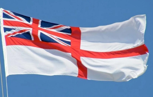 Bandera De La Royal Navy Inglesa 90 X 60 Cm Oficial