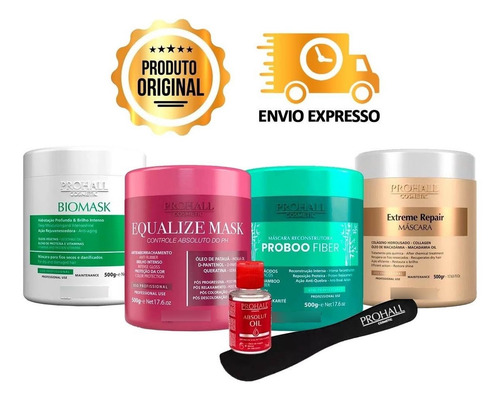Cronograma Prohall Biomask Extreme Proboo Equalize +mimos