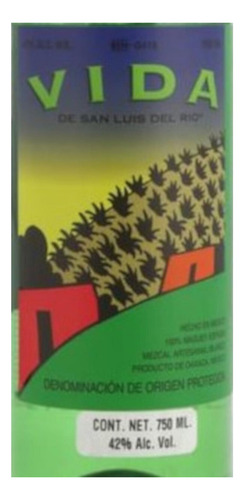 Paquete De 3 Mezcal Vida Blanco 750 Ml