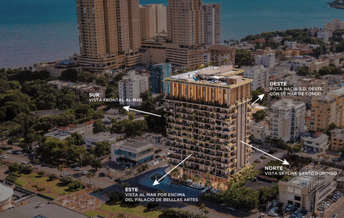 Exclusivo Proyecto Para Inversión, Estudio, 1 Y 2 Habitaciones Amueblados En Gazcue