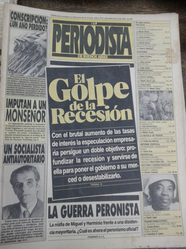 El Periodista De Buenos Aires Nº 15 * Diciembre 1984 *