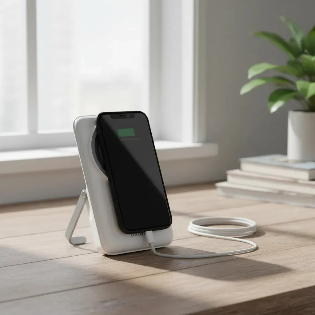 Power Bank Magsafe 10000mah multifuncional com Suporte