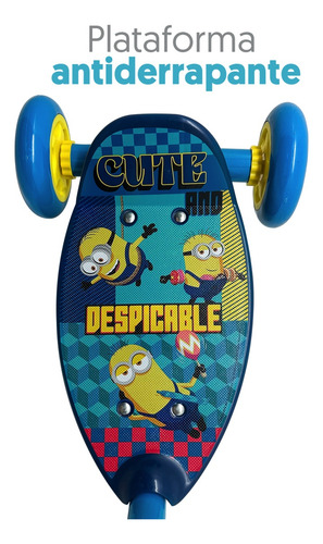 Apache Scooter 3 Ruedas Minions Edad 3 A 7 Años