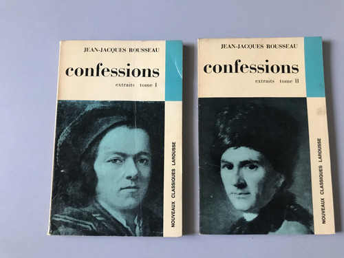 Confesiones Tomos I Y Ii, J. J. Rousseau (selección Francés)