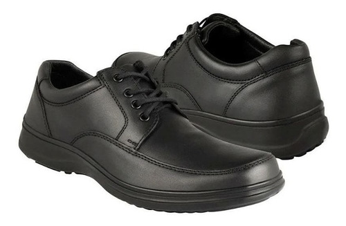 Zapato De Servicio Escolar Hombre Piel - 63202