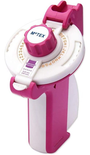 Motex Embossing Label Maker, Label Writer E202 Rosa