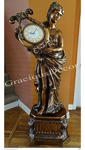 Precioso Beautiful Lady Floor Standing Grandfather Clock Env