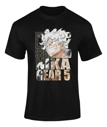 Playera De Monkey D Luffy Gear 5 Nika, Envío Rápido