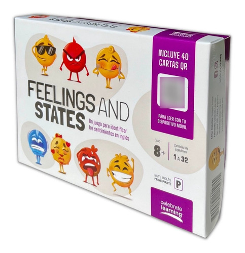 Imagen 1 de 5 de Feelings And States Juego De Mesa Educativo En Inglés