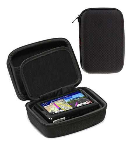 Estuche Rigida Transporte Gps Negra Para Rand Mcnally 5