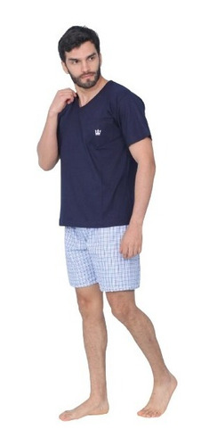 Pijama Hombre Manga Corta Short Escoces T 56-50 Maxime 499me