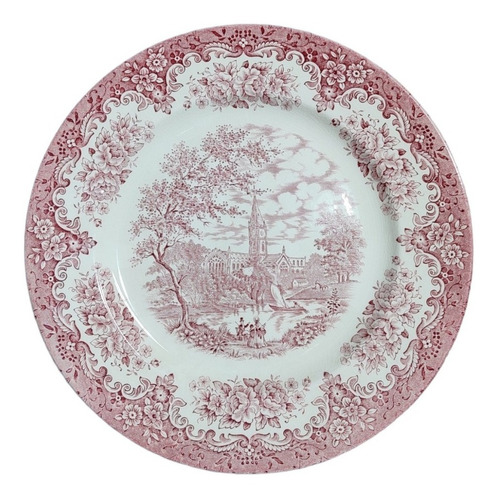 Plato Decorativo Porcelana Inglesa Staffordshire Diam 25