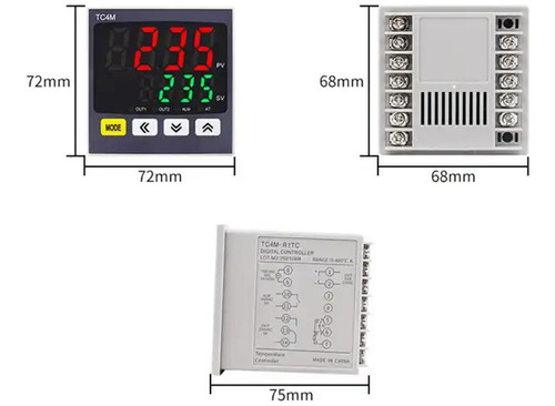 Controlador De Temperatura Tc4 Pirometro Digital