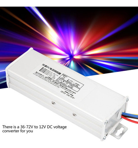 Convertidor De Voltaje Dc De 240 W, Adaptador 36-72v A 12v 2