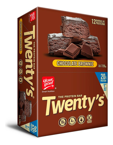 Caja 12 Unidades Twentys Chocolate Brownie