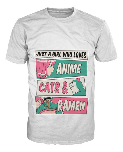 Camiseta Anime Otaku Gaming Moda Exclusiva Personalizable 7