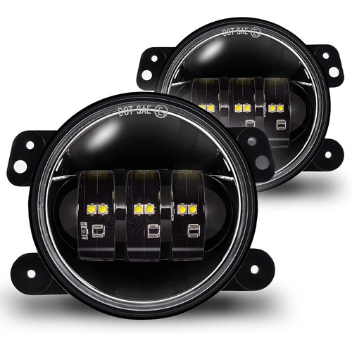 Luces Antiniebla Led Para Jeep Wrangler Jk 2007-2018