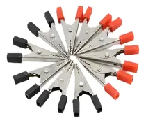Comprar 10pcs Cocodrilo Clips Vehículo Batería Test Clips Plomo Sond