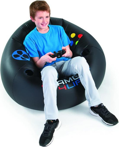 Silla Inflable Para Videojuegos Tribello Para Niños, Silla D