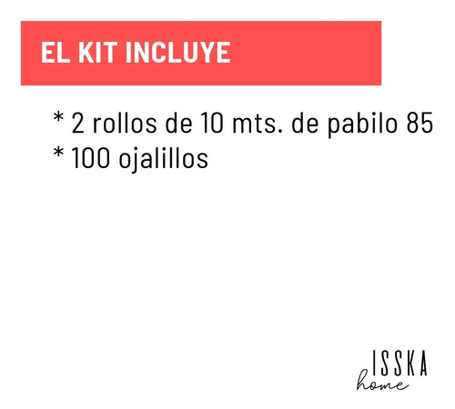Imagen 4 de 10 de Kit Combo Op02 Ojalillo 100 + 20m Pabilo 85 Soja Vela