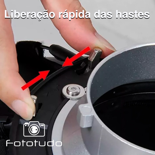 Softbox Octabox Fototudo 55 Com Encaixe Bowens E Colmeia