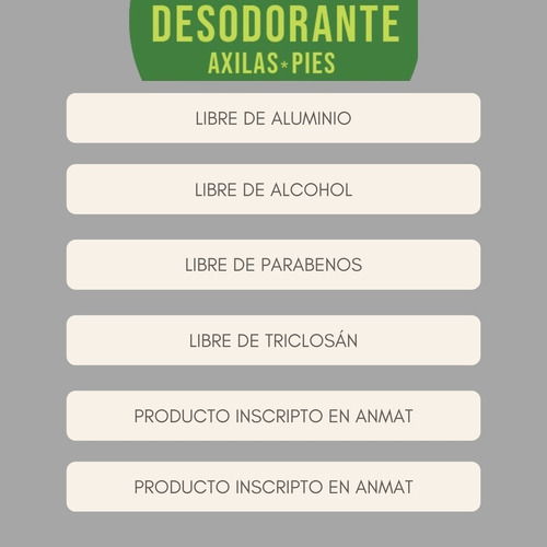 Imagen 2 de 10 de Desodorante Natural Laboticaeco