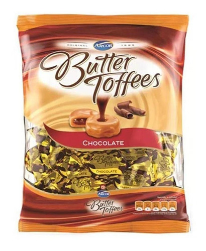 Bala Butter Toffees Chocolate 500g - Arcor