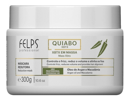 Felps Máscara Xbtx Redutora Okara Massa 300 Gr