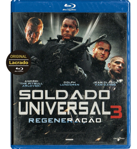 Blu-ray Soldado Universal 3 - Van Damme - Original Lacrado