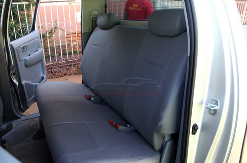Imagem 3 de 5 de Capa Banco Couro Sob Medidas P/ Hilux Cd Srv 2013