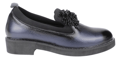 Zapato Exs Slip On Cuero Azul