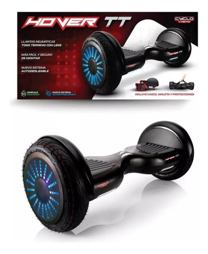 Hoverboard Patineta Electrica Hover Tt Vento Con Luz Led