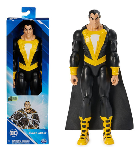 Figura Black Adam Articulado 30 Cm - Dc Comics