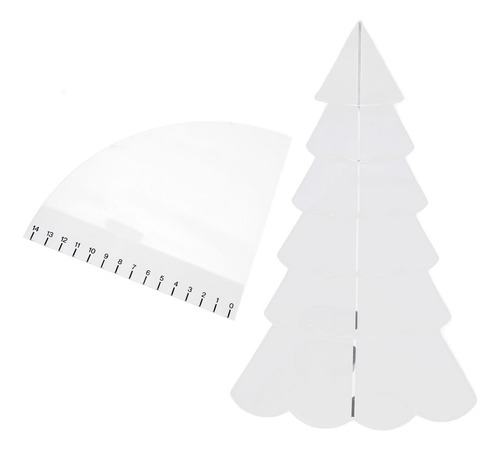 Set De Acolchado De Árbol De Navidad Hecho A Mano Transparen