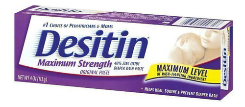 Kit Com 2 Bisnagas Desitin Roxa 113g Tratamento De Assaduras
