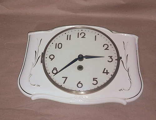 Vint_retro  Reloj Antiguo De Cuerda Decoración 