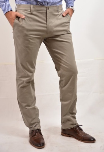 Pantalón Sport Gabardina Slim Fit Asombrus Hombres Altos