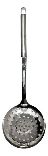 Utensilio Escumadeira Para Arroz E Frituras Em Metal 37cm