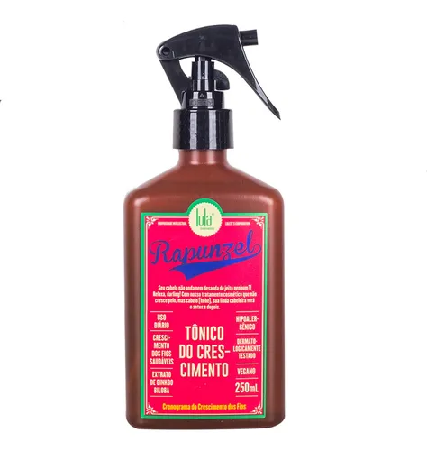 Spray Rapunzel Tônico Capilar 250ml Lola