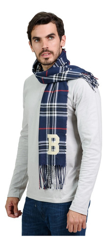 Bufanda Escocesa Hombre Brooksfield Sport Elegante 9541b