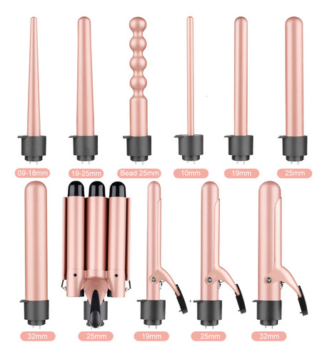 Set De Rizadores 5 En 1, Calor Instantáneo Para Todo Tipo De