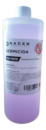 Germicida 1 Litro Naceb Na-0808 Elimina 99.99 De Gérmenes