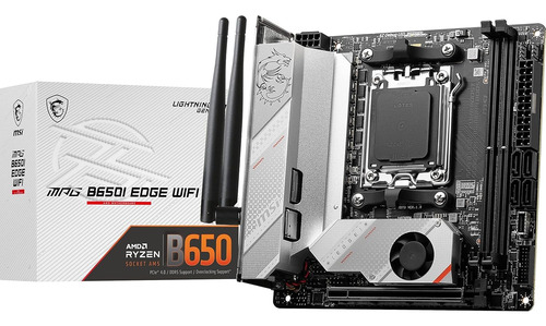 Placa Madre B650i Edge Wifi, Am5, Mini-itx, Ddr4, Bluetooth