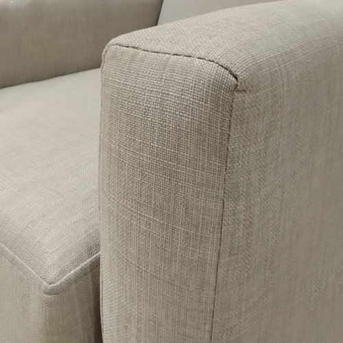 Imagen 4 de 10 de Sillón Sofa Mecedor Hamaca Con Almohadón Soft En Lino Eider