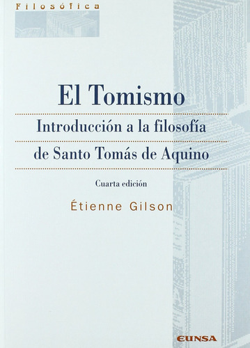 Libro Tomismo Intro A La Filosofía De Santo Tomás De Aquino