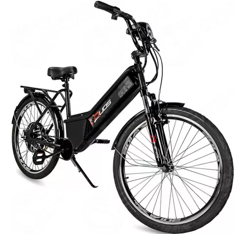 Bicicleta Elétrica Scooter Brasil 800W Aro 26 Garfo Fixo Com